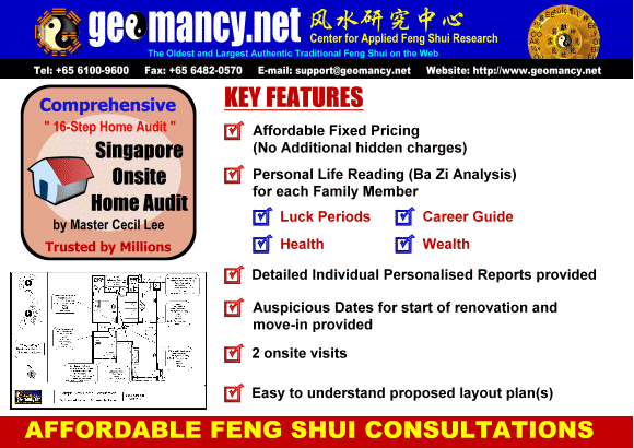 Comprehensive Professional Feng Shui Consultation - MY.Geomancy.Net